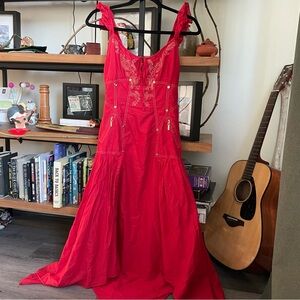 Cotton Flowy Maxi Dress